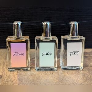 Pure Grace Amazing Grace Live Joyously by Philosophy 0.33 oz Perfume Travel Size